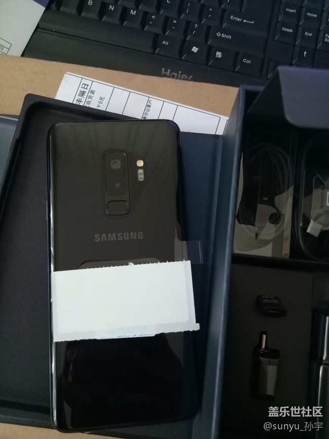 十号下午三点多到货，开机上手，附图（s9p，黑色，128G）