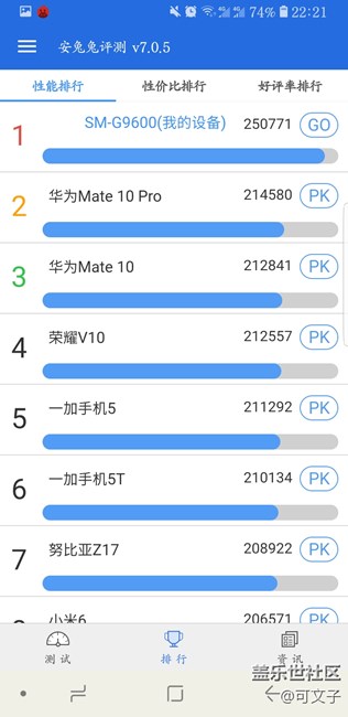 S9安兔兔跑分