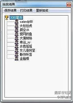盖乐世影像周赛第48期 ——【春风】开奖了
