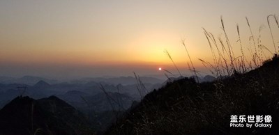 落日美景。。