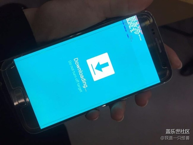 请问我的手机S7这个蓝屏是什么问题？