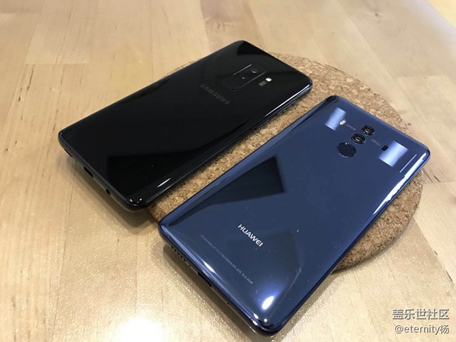 三星盖乐世S9+与华为Mate 10 Pro外观对比