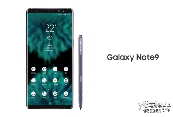 三星Galaxy Note 9渲染图曝光：外形在意料之中