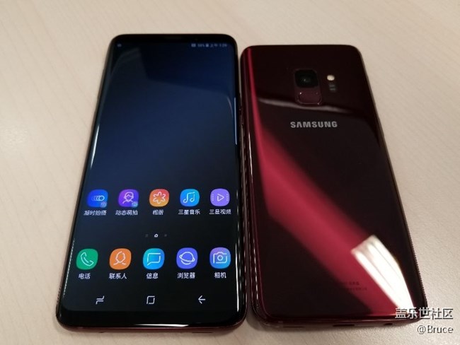 S9勃艮第红 真机照