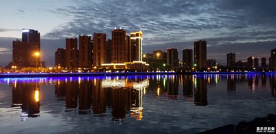 德阳旌湖夜景
