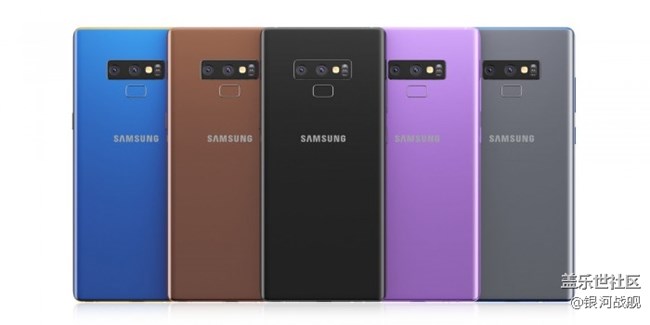 Galaxy Note 9高清3D渲染图曝光