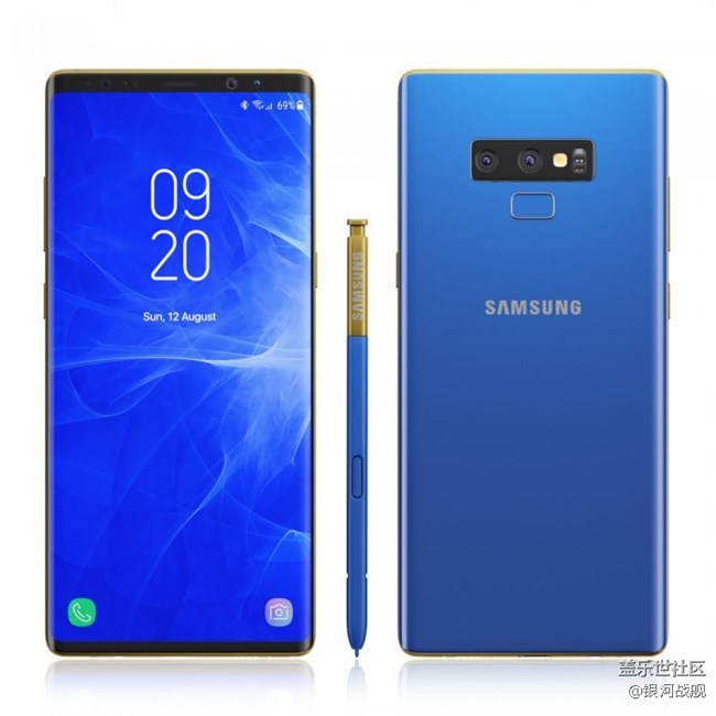 Galaxy Note 9高清3D渲染图曝光