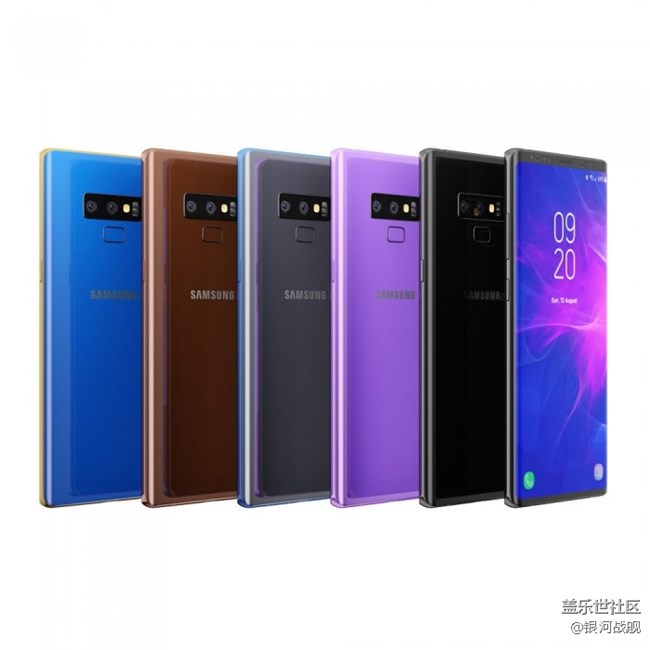 Galaxy Note 9高清3D渲染图曝光