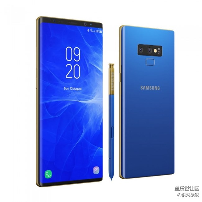 Galaxy Note 9高清3D渲染图曝光