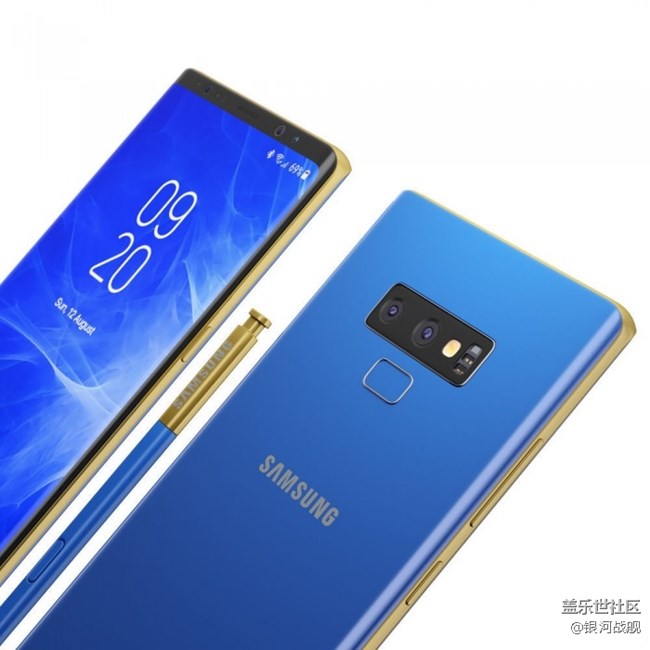 Galaxy Note 9高清3D渲染图曝光