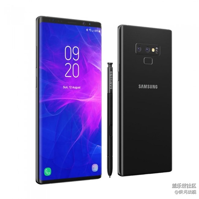 Galaxy Note 9高清3D渲染图曝光