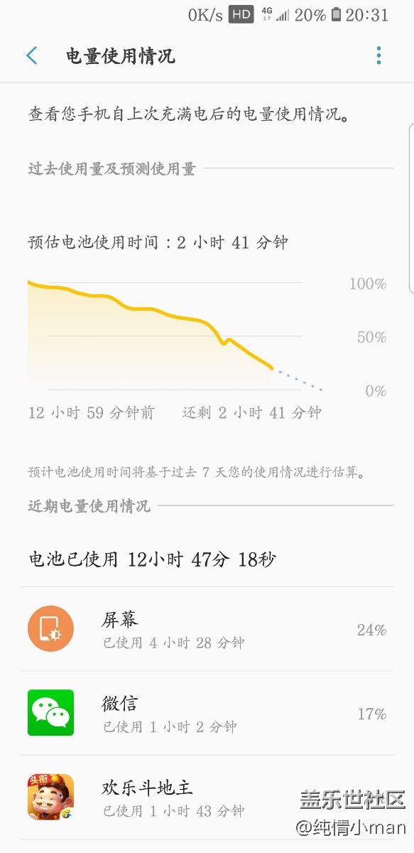 微信耗电
