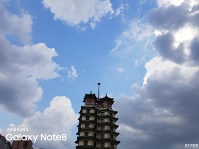 美丽的郑州天空，美丽的郑州二七塔