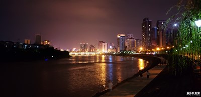 绵阳安昌河畔夜景