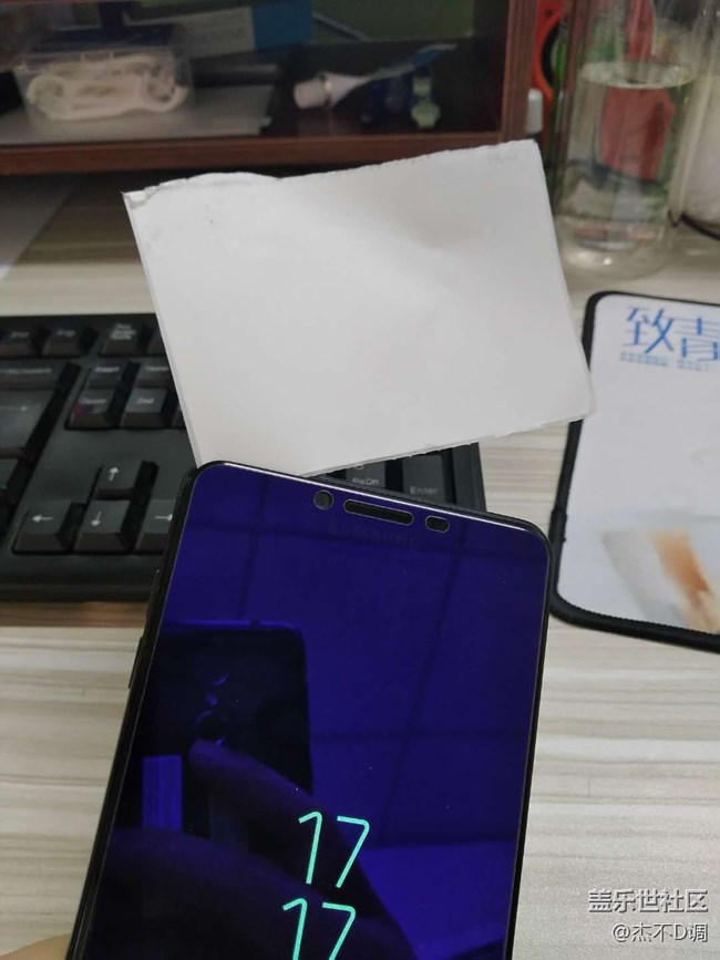 C9换屏后缝隙太大，前摄像头进灰尘了