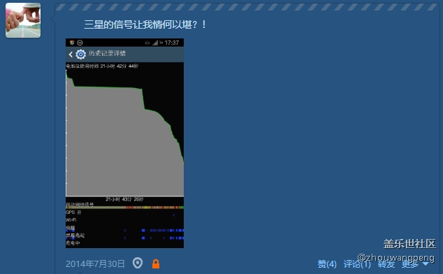 与其说三星说一种信仰，倒不如说是一种习惯。（2）