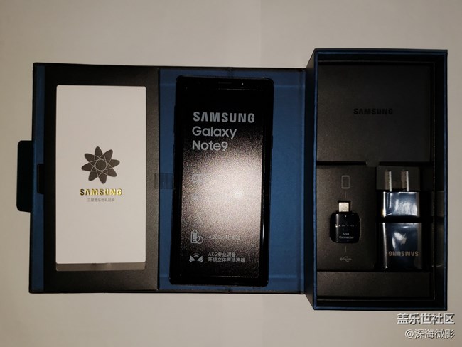 NOTE9 开箱靓照
