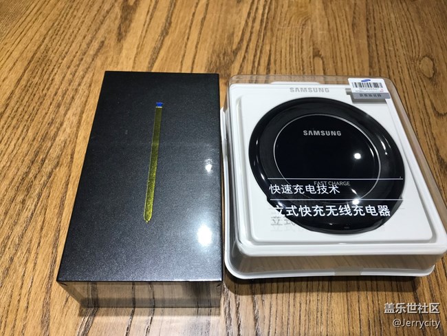 官网预定的NOTE9已经收到