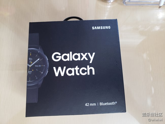 42mm黑色，Galaxy Watch上手体验。