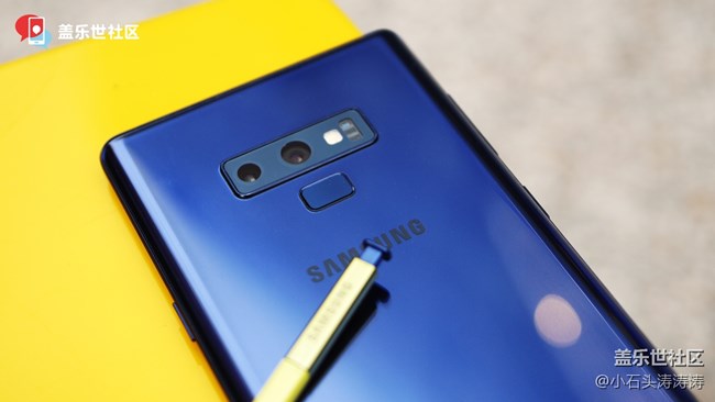 黄金笔S Pen与寒霜蓝的碰撞 Galaxy Note9美图赏