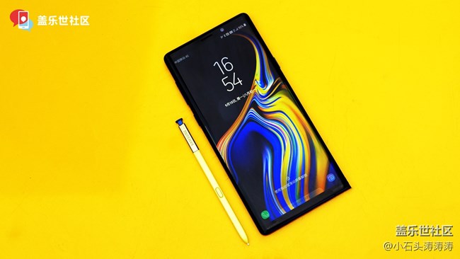 黄金笔S Pen与寒霜蓝的碰撞 Galaxy Note9美图赏