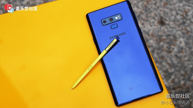 黄金笔S Pen与寒霜蓝的碰撞 Galaxy Note9美图赏