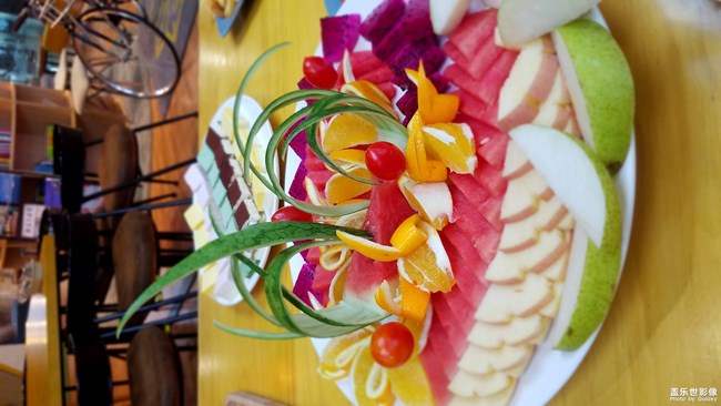 一家咖啡馆的美食和美景