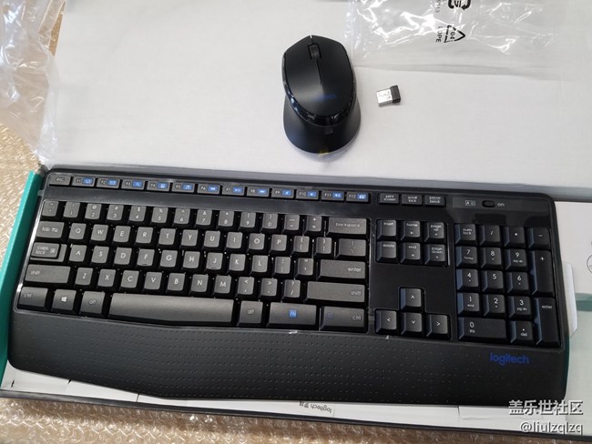 #星币兑好礼#成功兑换到了罗技无线鼠标键盘套装（更新图片）
