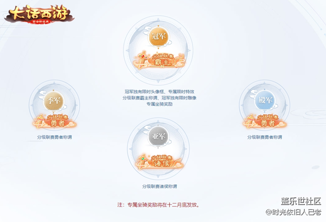 举剑会群雄！大话西游手游第二届分级联赛今日开战