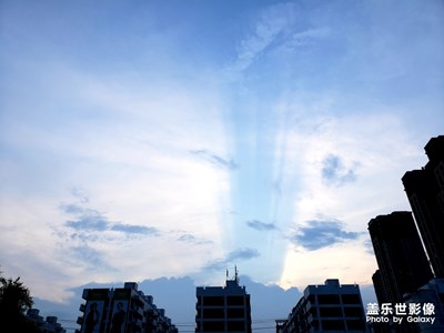 母校日落