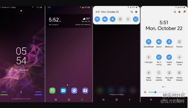 Android 9 Pie测试版和Samsung Experience 10更多截图曝光