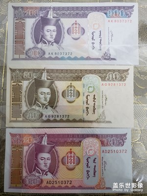 蒙古的纸币