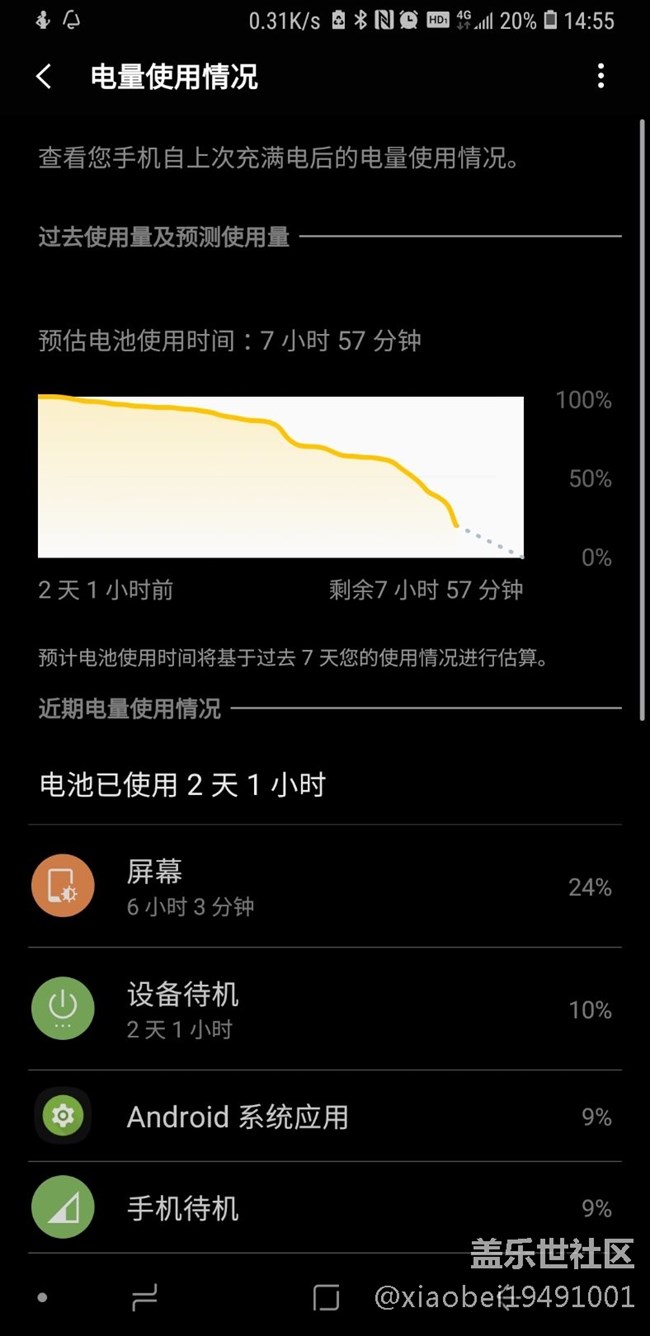 note9的续航我还是比较满意的，大家来看看