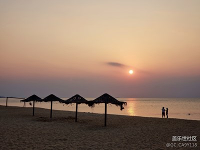 海边夕阳