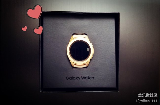 【Galaxy Watch】第一眼，确定是玫瑰金没错