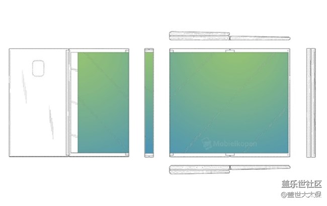 三星新专利曝光：可连续折叠两次的手机