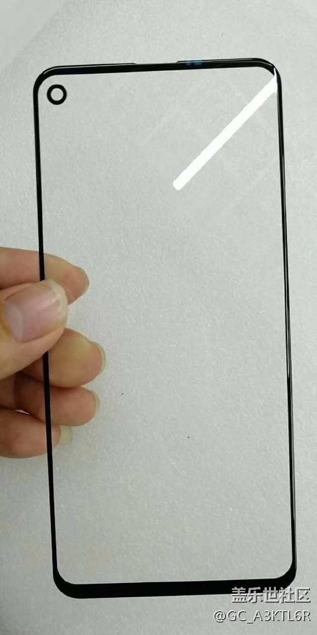 三星S10挖空全面屏真·曝光，挖孔直径比A8s小