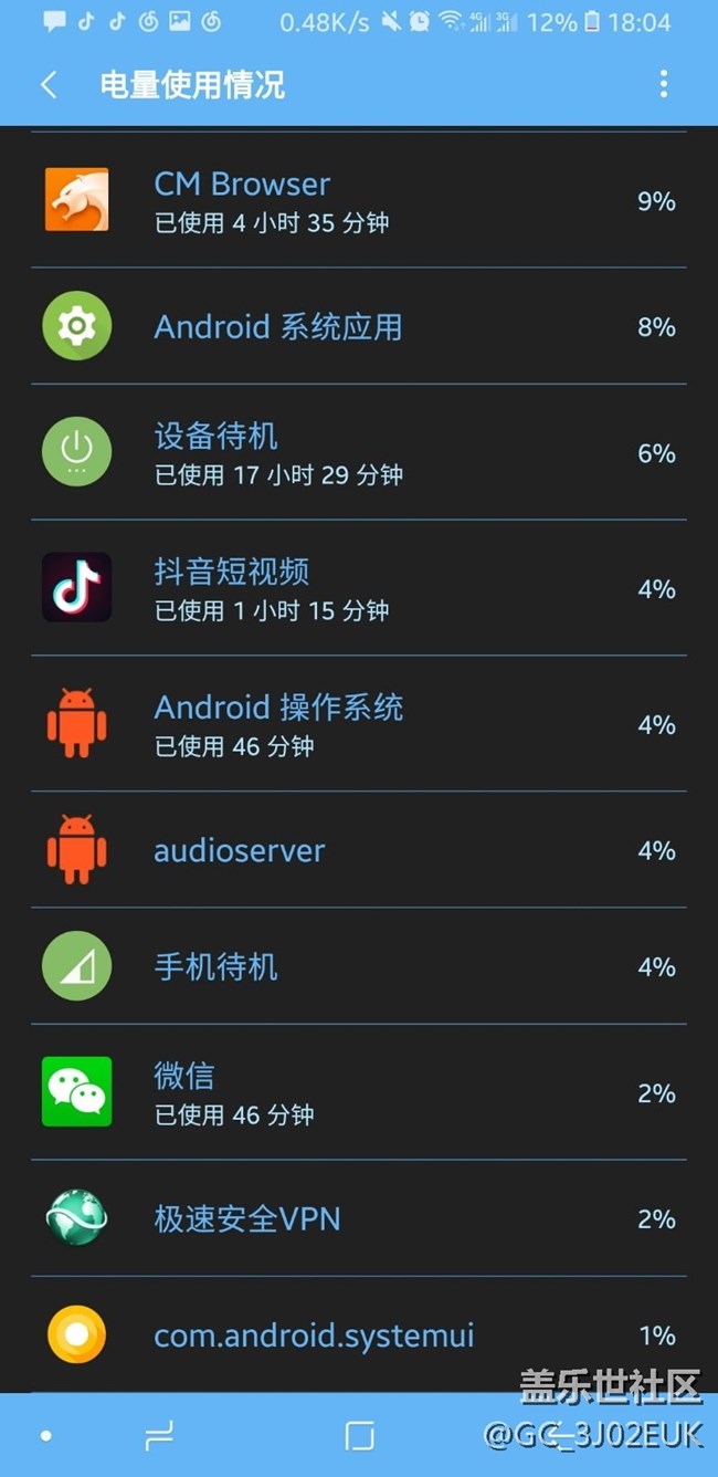 刷了一天的视频，耗电很满意