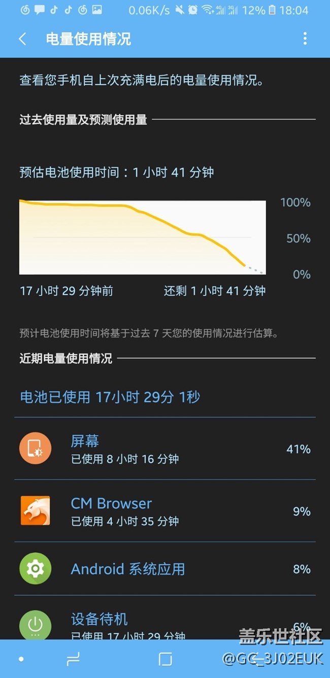 刷了一天的视频，耗电很满意