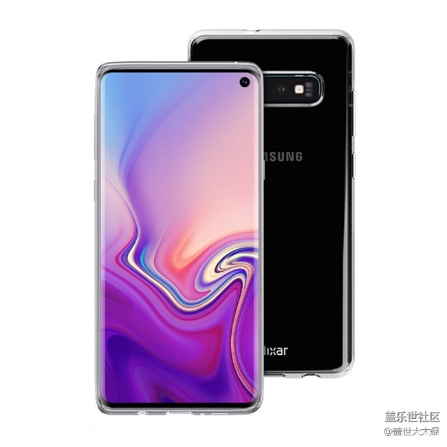 三星S10系列带壳渲染图曝光：S10+后置四摄
