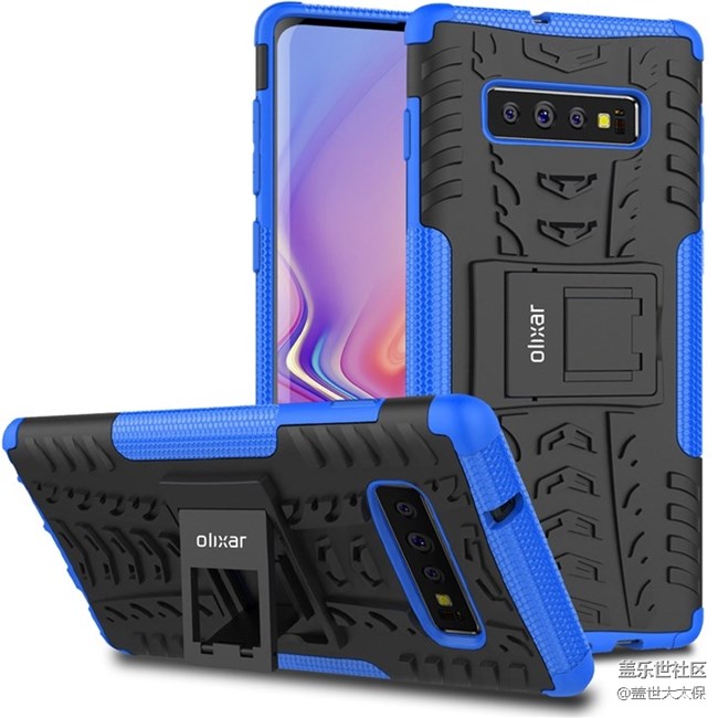 三星S10系列带壳渲染图曝光：S10+后置四摄