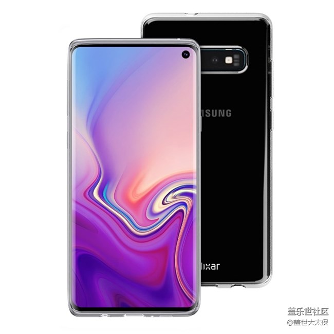 三星S10系列带壳渲染图曝光：S10+后置四摄