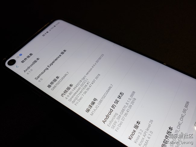 三星A8s，揭开屏幕神秘面纱，Ace王者归来。