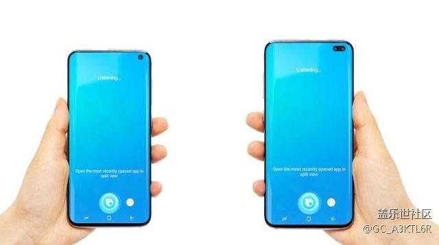 三星One UI公测截图确认S10的前摄开孔位置