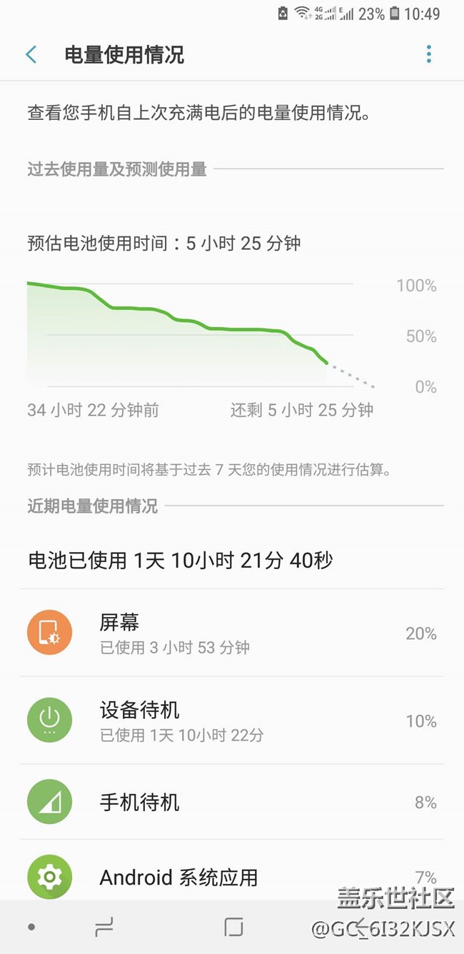 NOTE8这个电池真是无敌了，分享给大家。