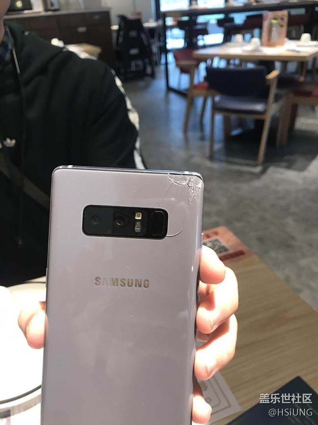 国行NOTE8首摔