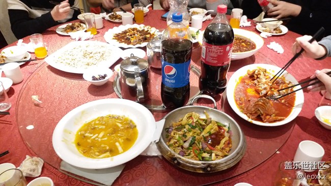 这次只参加了聚餐