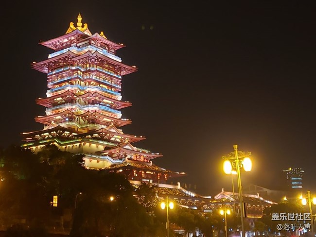 自动模式夜景