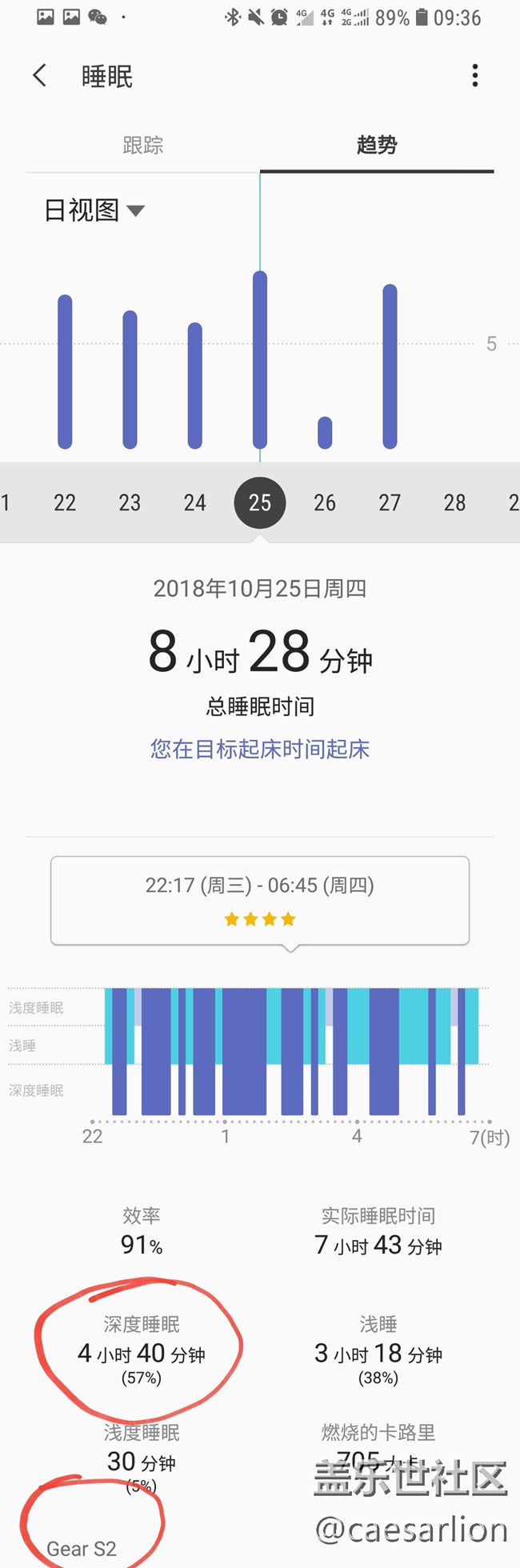 galaxy watch的睡眠监测真是问题