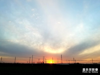 夕阳醉了